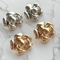 18K Gold Plating Metal Flower Earring