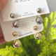Gold Ball Earring