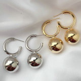 Big Ball Drop Earring