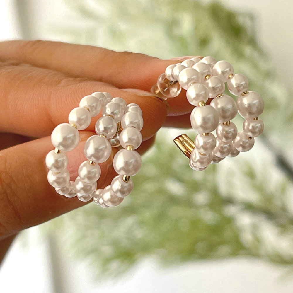 Pearl Sector Eearring
