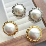 Big Pearl Stud Earring