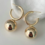Big Ball Drop Earring
