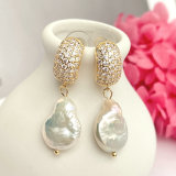 Fresh Water Pearl Charm Earring
