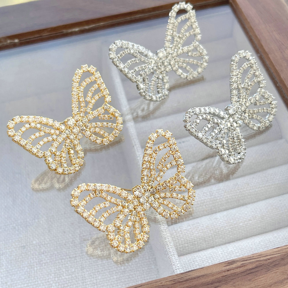 Fashion Crystal Butterfly Earring