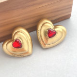 Big heart earring
