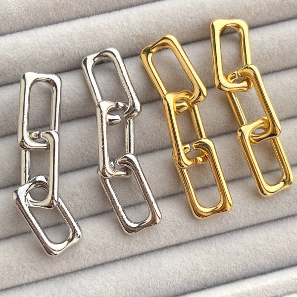 Square Chain Earrings
