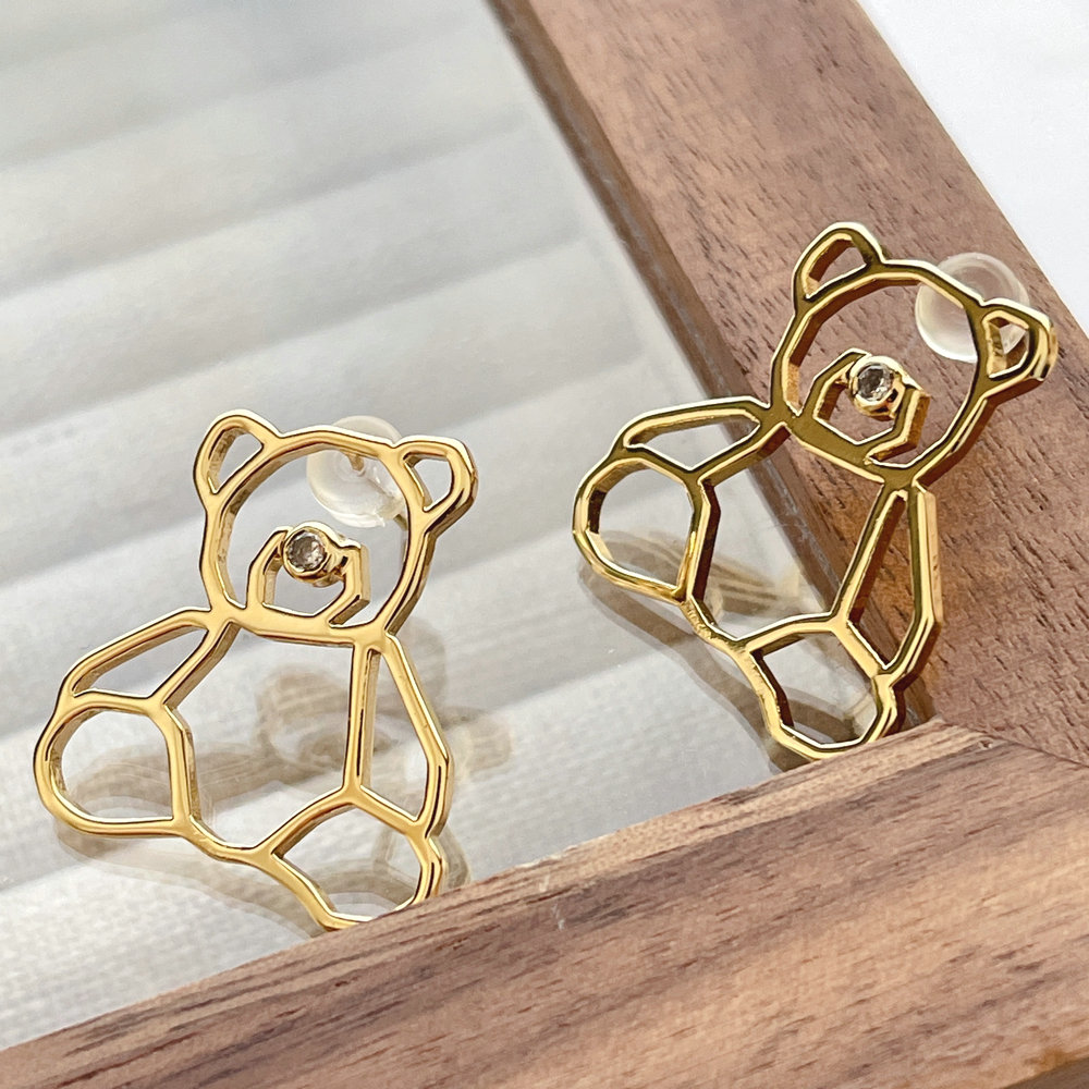 Bear earring