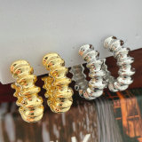 Metal Bamboo Earring