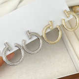 Mirco pave nail earring