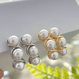 Three pearl ear stud