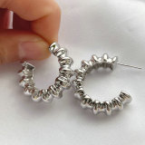 Metal Bamboo Earring