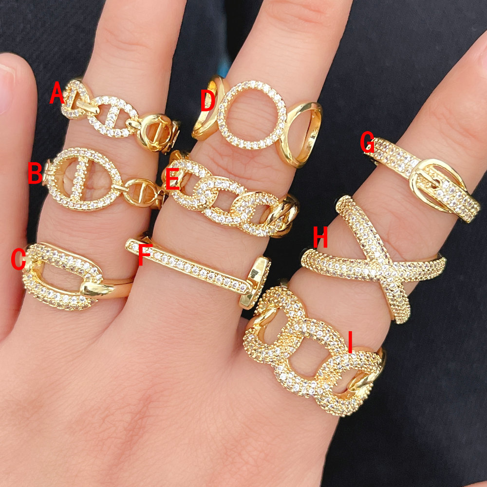 Pave adjustable ring