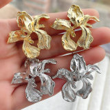 Metal Flower Earring