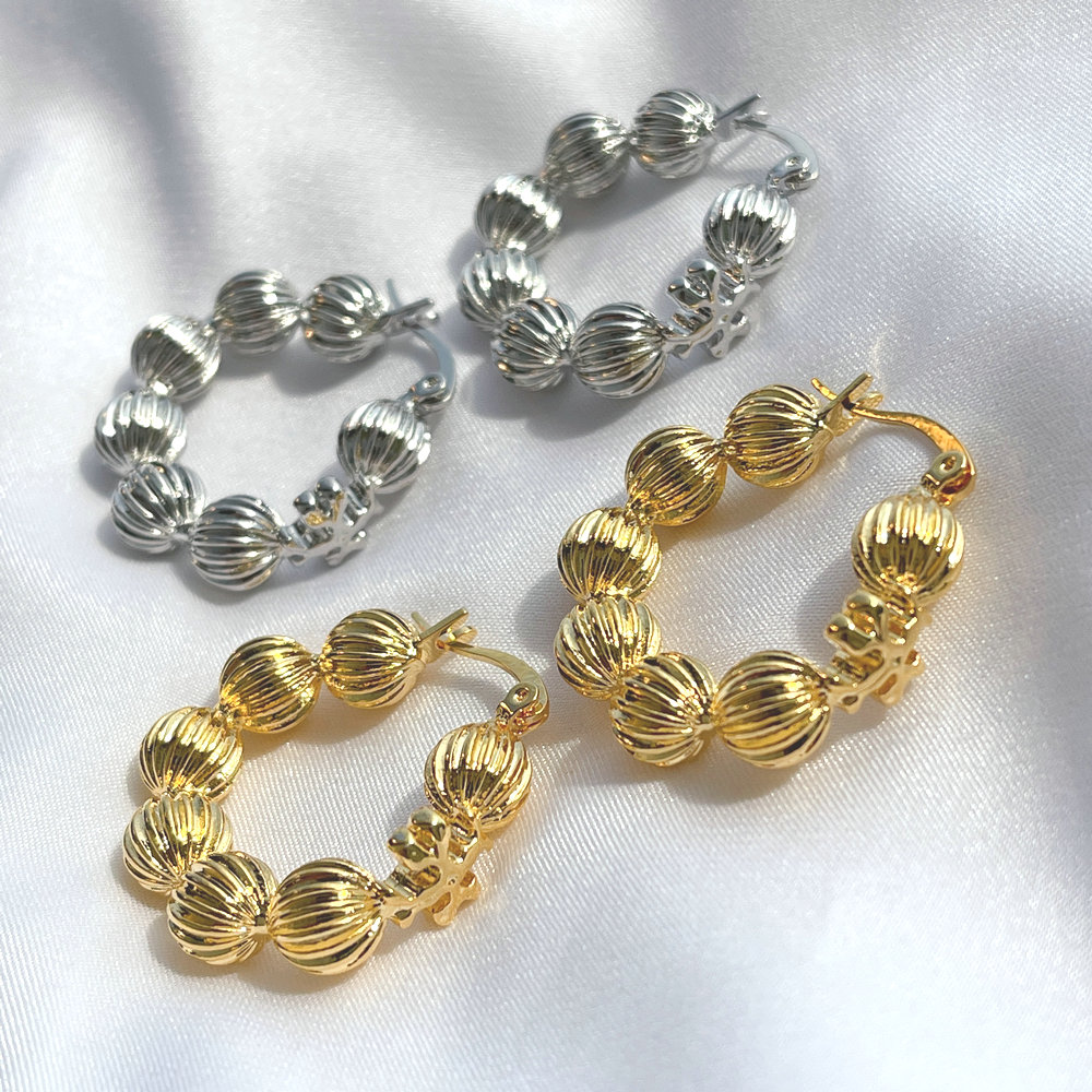 TB ball hoop earring