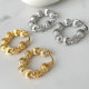 TB ball hoop earring