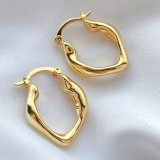 U hoop earring