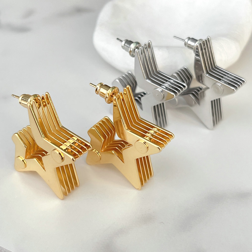Metal Star Earring