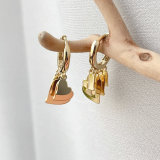 Heart charms earring