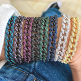 Hip hop zircon Chain Bracelet