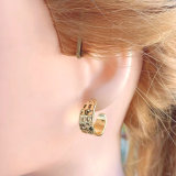 Gold metal C hoop erring