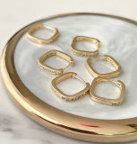 16MM Square hoop earring