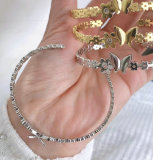 Smooth Metal Butterfly Bracelet