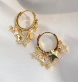 Star charms earring