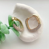 Square Zircon Earring