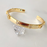 Pave full star bangle