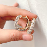 Square Zircon Earring