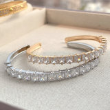 Pave Square Zircon Bracelet