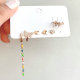 6 piece set charms earring