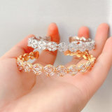 Pave Clover Bangle