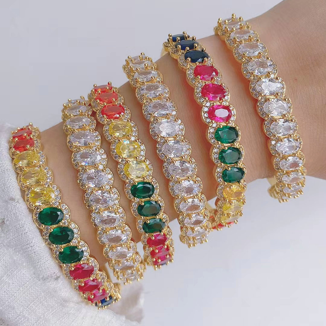 Fashion Pave zircon bangle