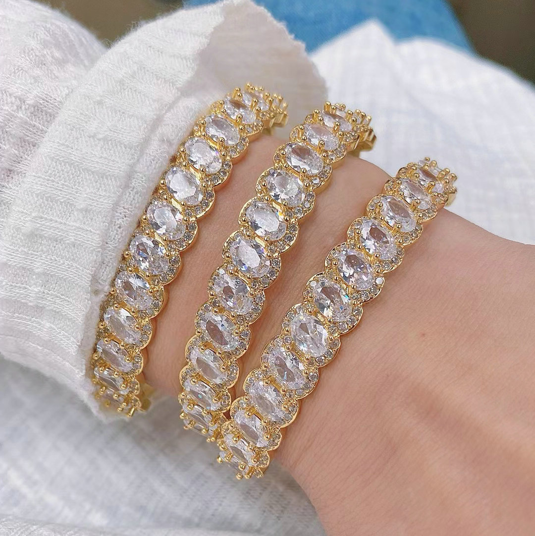 Fashion Pave zircon bangle