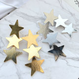Plain three star earring
