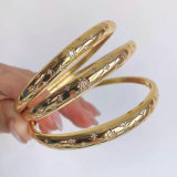 Pave star bangle