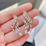 18K Gold Plated  Leaf Earring CMEAN-2376952