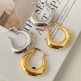 Oval Metal Earring CMEDYX-2376963