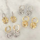 18k Gold Plated Drop Earrings