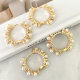 Fashion Jewelry Hoop Pearl Earring