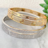 Mirco Pave Cross Bangle