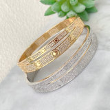 Mirco Pave Cross Bangle