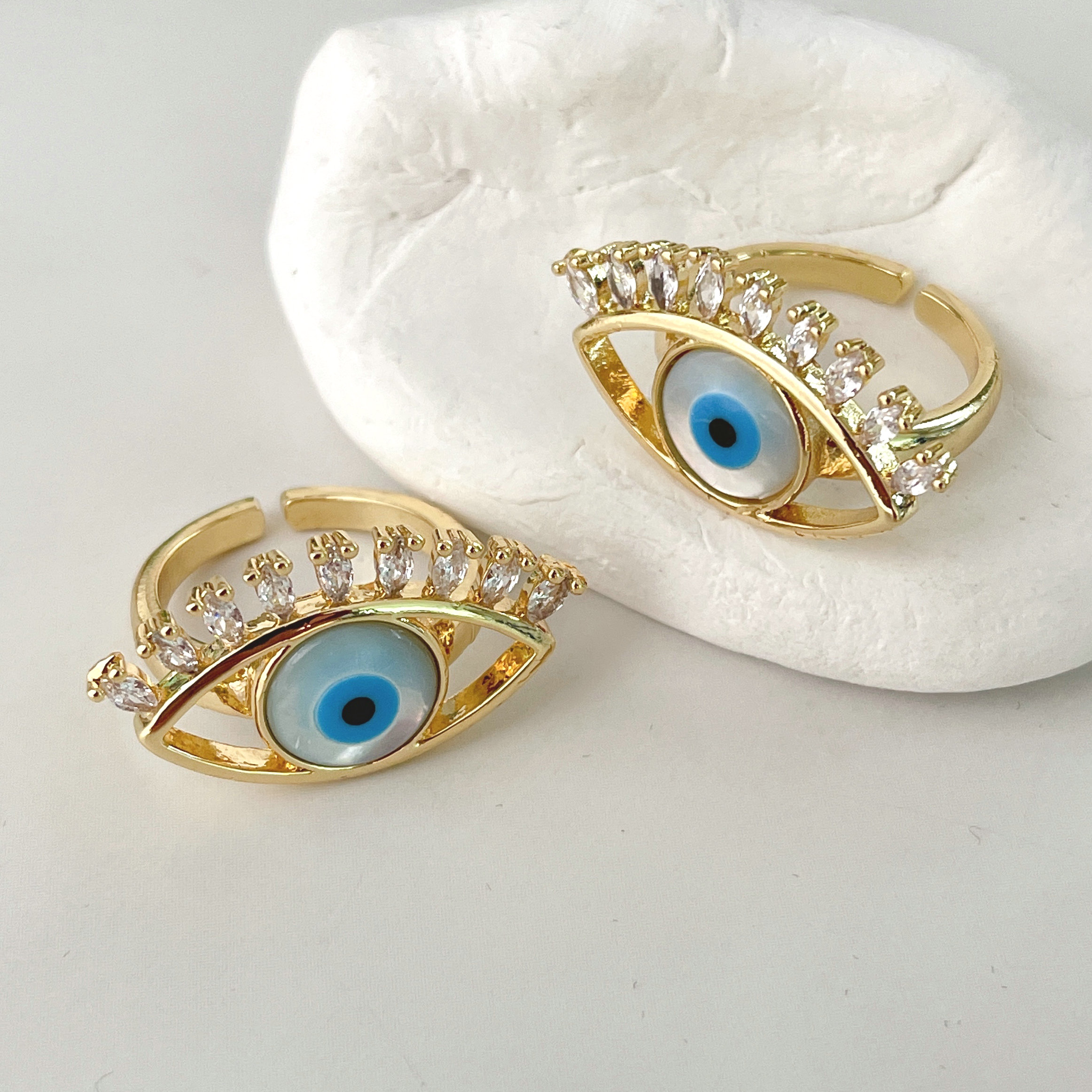 Mop Eyelash eye adjustable ring