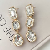 CMEADL-2395463 Long white Crstal Earrings