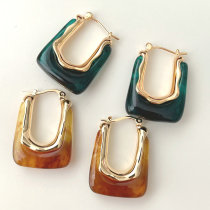 CMEADL-2397871 Acrylic U Hoop Earrings