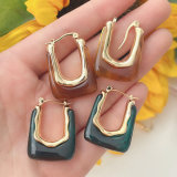 CMEADL-2397871 Acrylic U Hoop Earrings