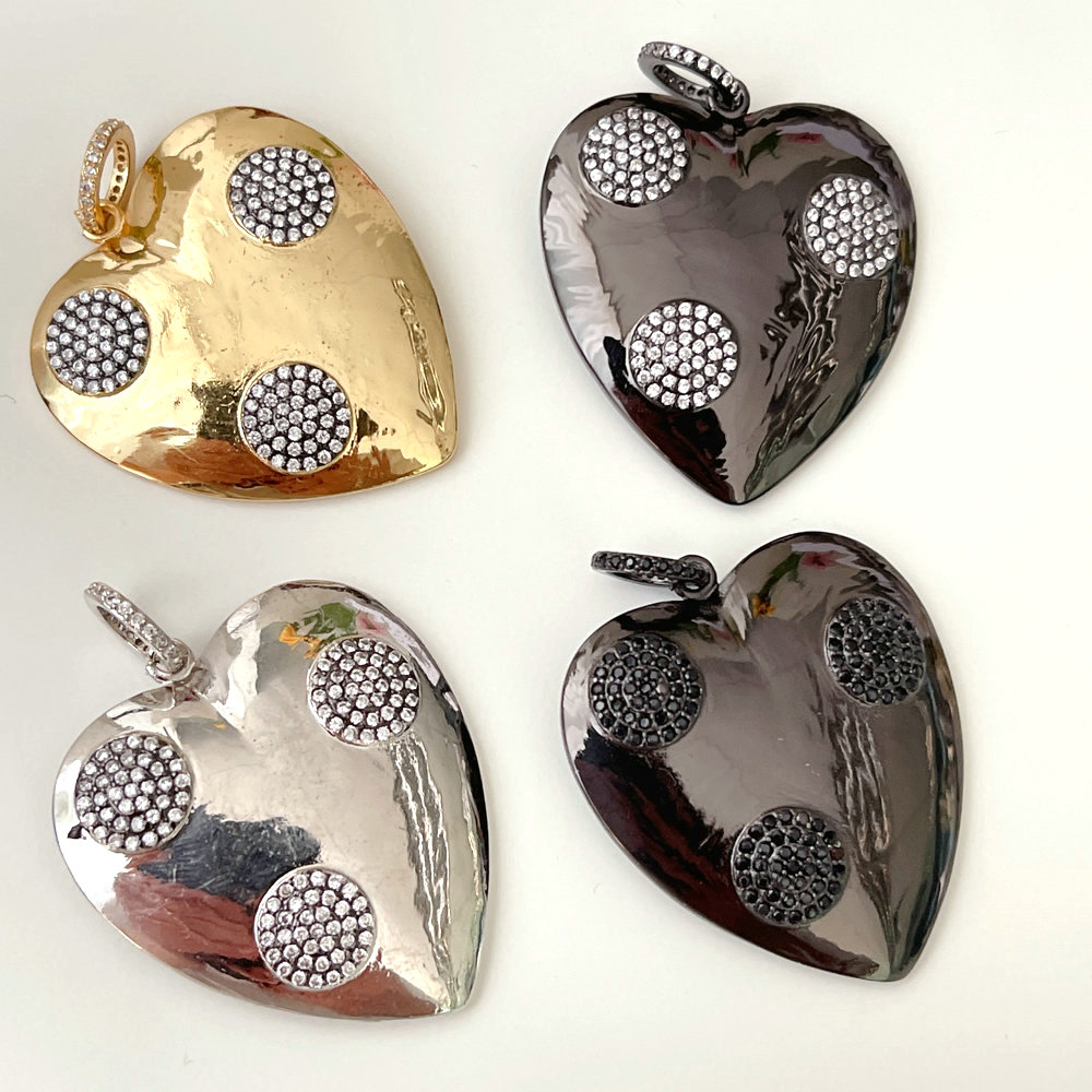 33*30mm Big Heart Pendant For Necklace