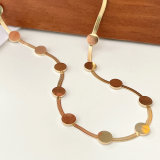 Stainless Steel Round Necklace