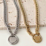 Stainless steel Cuban chain Necklace